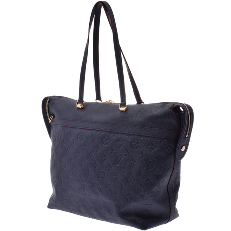 

Louis Vuitton Black Empreinte Leather Tote Bag