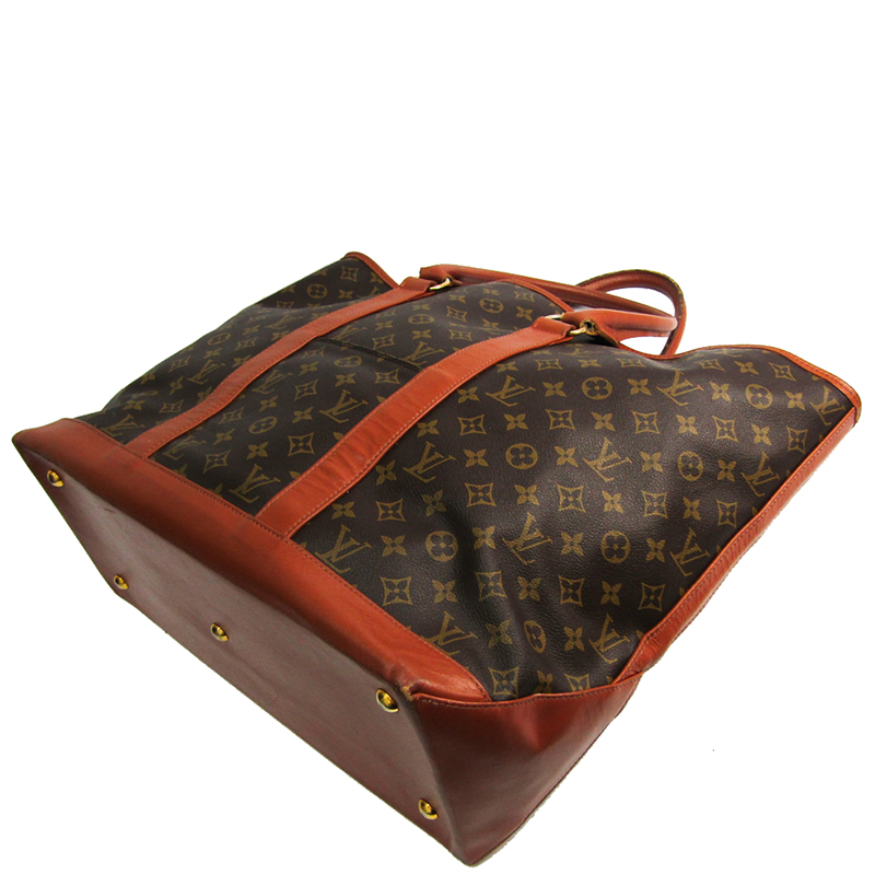 

Louis Vuitton Monogram Canvas Vintage Sac Weekend GM Bag, Brown