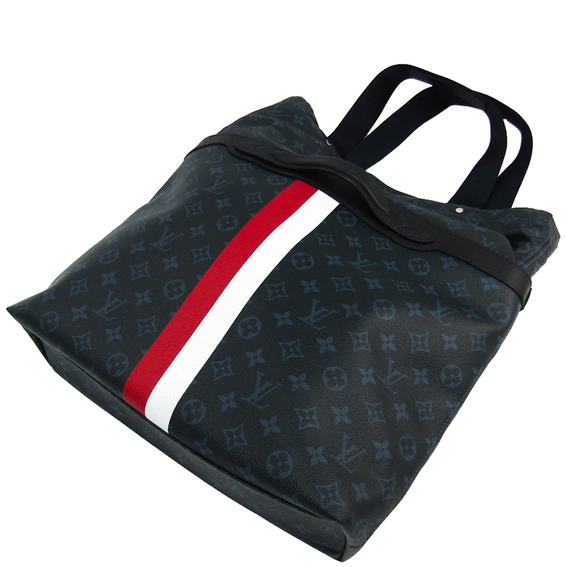 

Louis Vuitton Blue Monogram Paint Stripe Tote