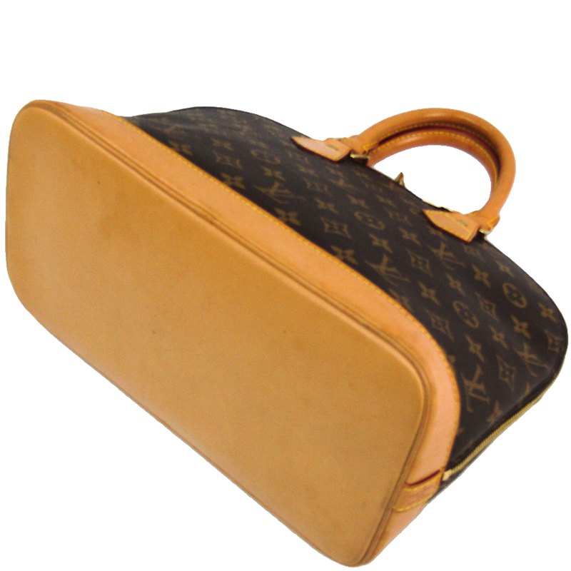 

Louis Vuitton Monogram Canvas Alma PM Bag, Brown