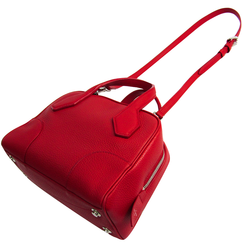 

Louis Vuitton Red Taurillon Leather Dora Soft BB Bag