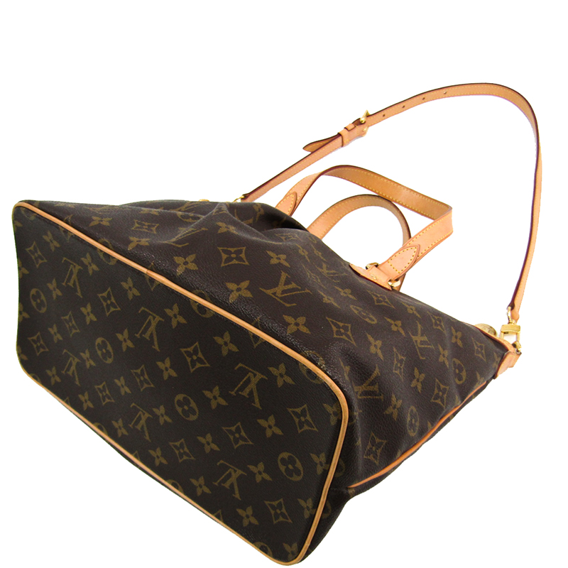 

Louis Vuitton Monogram Canvas Palermo Tote PM, Brown