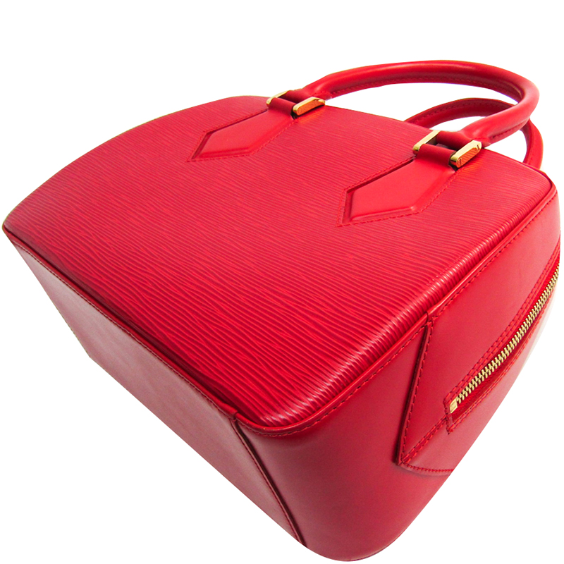 

Louis Vuitton Castilian Red Epi Leather Sablon Bag