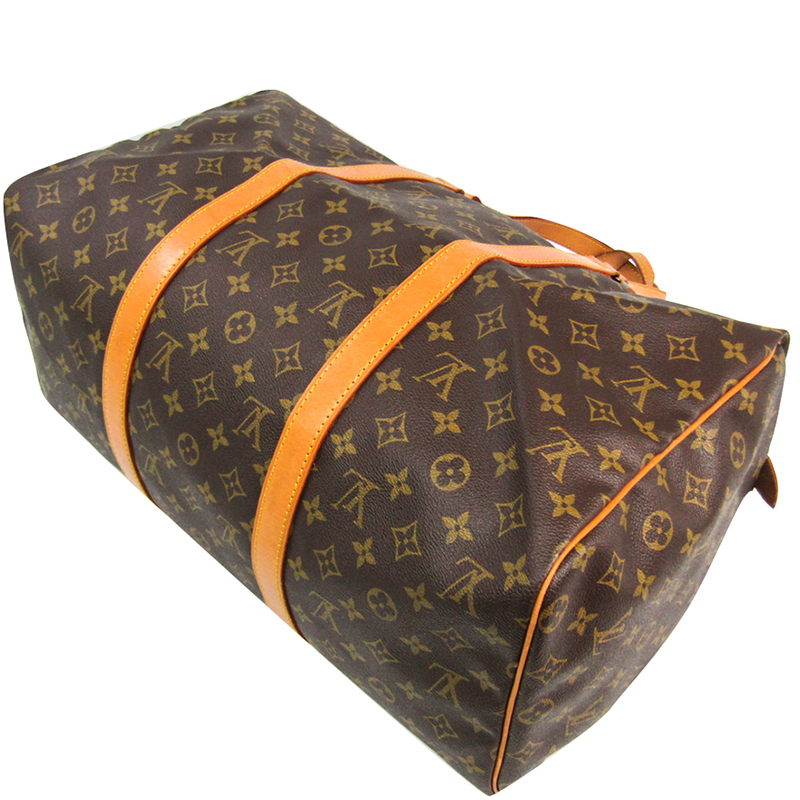 

Louis Vuitton Monogram Canvas Sac Souple 45 Bag, Brown