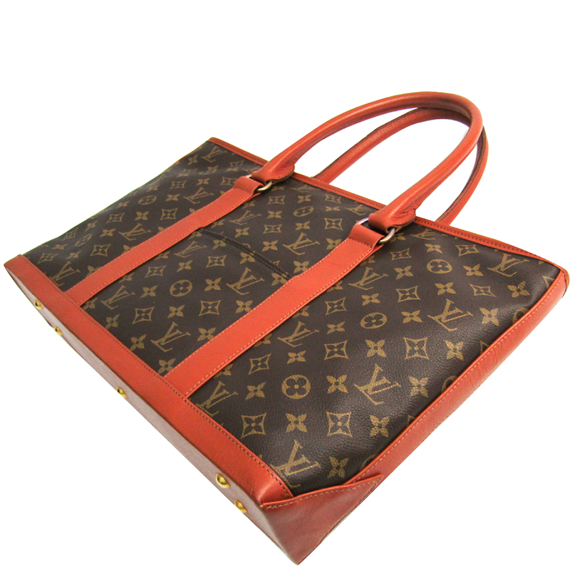 

Louis Vuitton Monogram Canvas Sac Weekend PM Bag, Brown