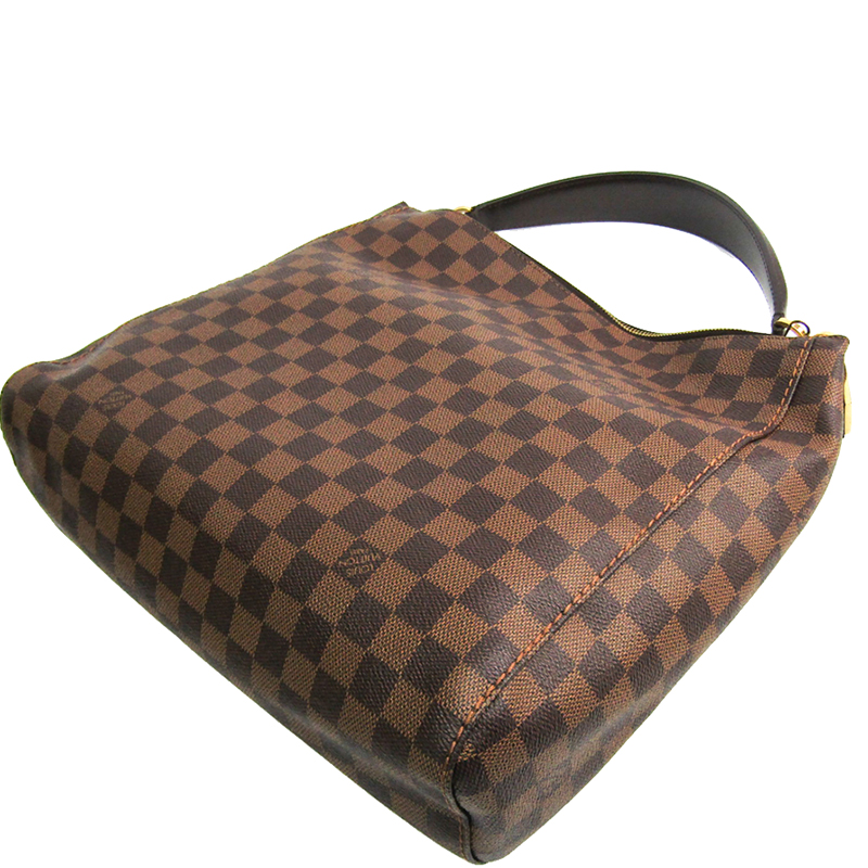 

Louis Vuitton Damier Ebene Canvas Portobello PM Bag, Brown