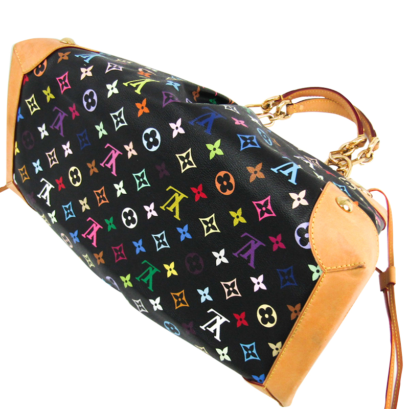 

Louis Vuitton Black Multicolor Monogram Canvas Ursula Bag