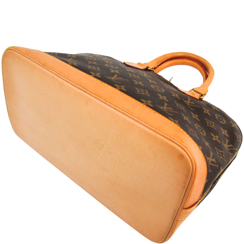 

Louis Vuitton Monogram Canvas Alma PM Bag, Brown