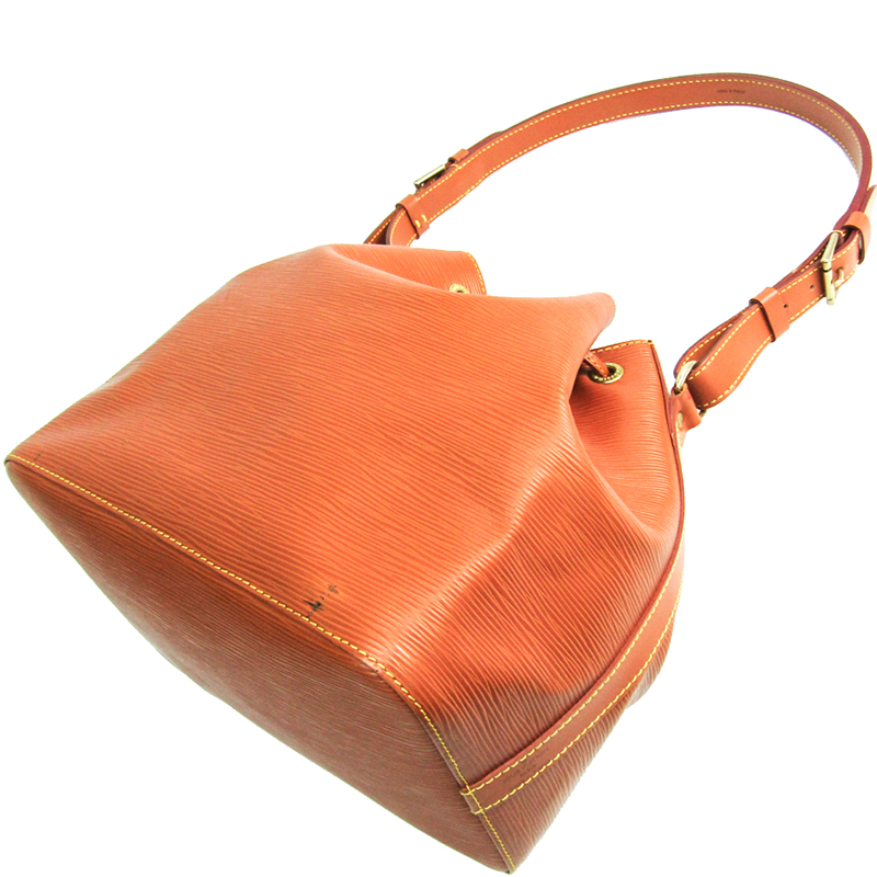 

Louis Vuitton Gold Cipango Epi Leather Petit Noe Bag, Orange
