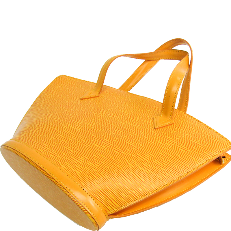 

Louis Vuitton Jaune Epi Saint Jacques Short Strap Everyday Bag, Orange