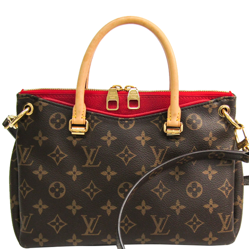 Pre Owned Louis Vuitton Cerise Monogram Canvas Pallas BB Bag