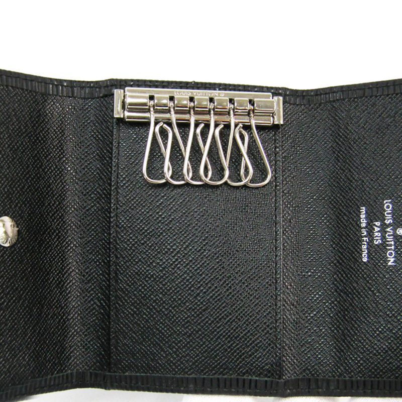 

Louis Vuitton Noir Epi Leather 6 Key Holder, Black