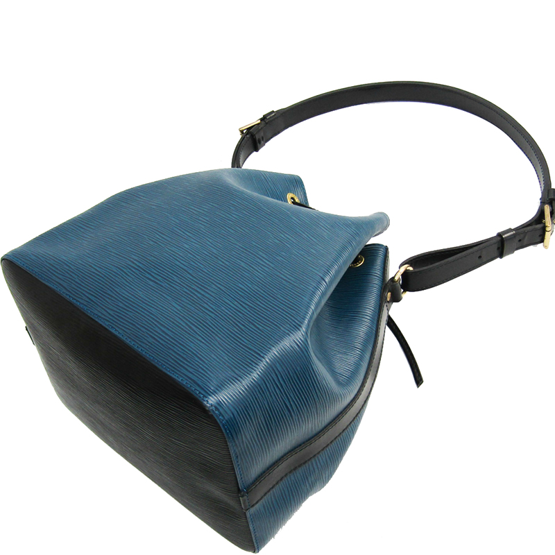 

Louis Vuitton Bicolor Epi Leather Petite Noe Bag, Blue