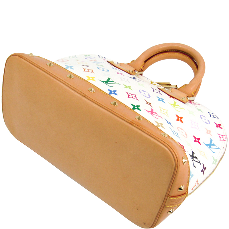 

Louis Vuitton Blanc Multicolor Monogram Alma PM Bag