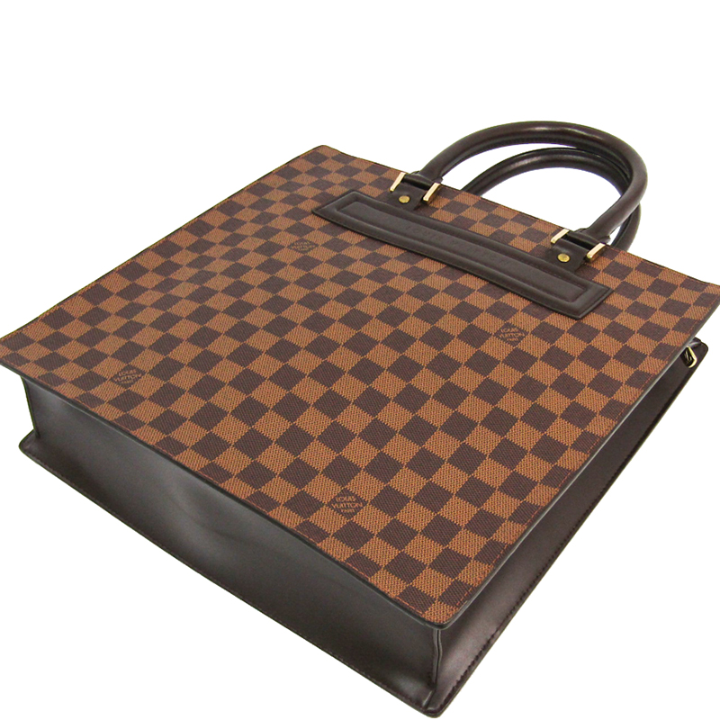 

Louis Vuitton Damier Ebene Canvas Venice Sac Plat GM Bag, Brown