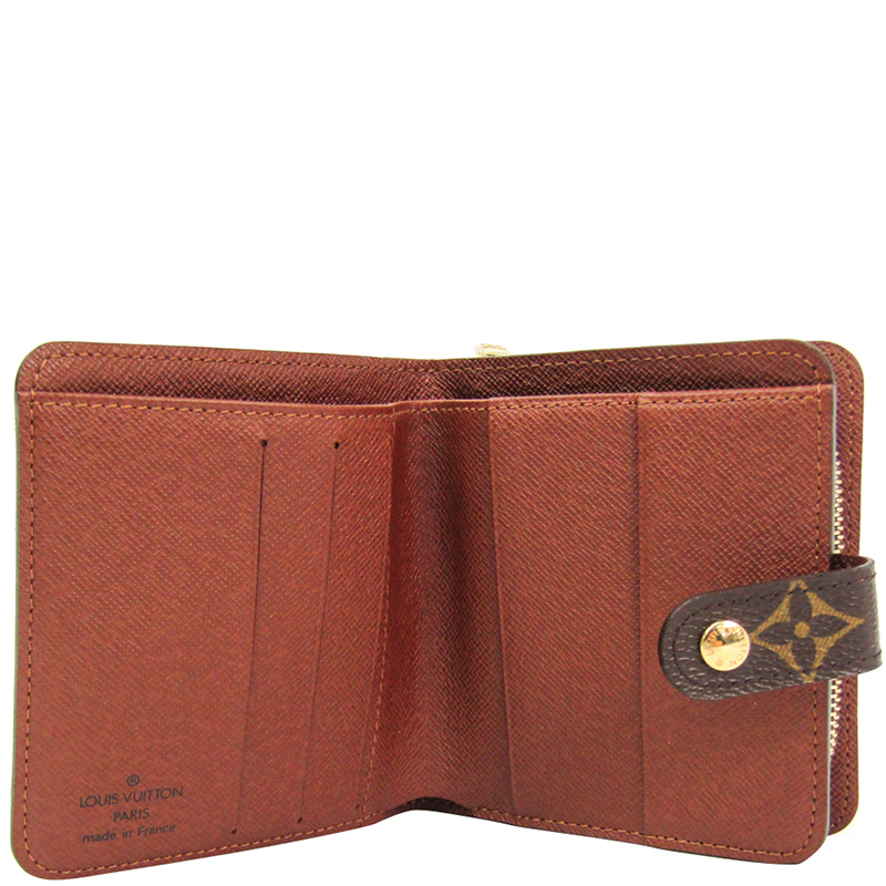 

Louis Vuitton Monogram Canvas French Purse Wallet, Brown