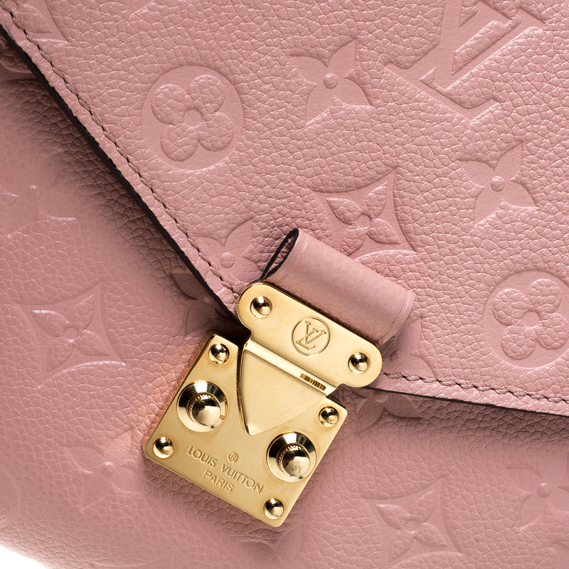 Louis Vuitton Pink Monogram Empreinte Pochette Metis Leather ref.963258 -  Joli Closet