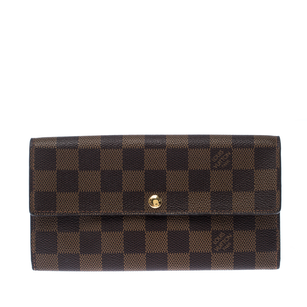 Louis Vuitton Monogram Canvas Sarah Continental Wallet 