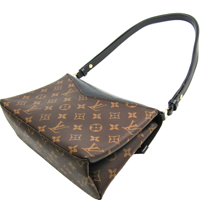 

Louis Vuitton Noir Monogram Canvas Saint Michel Bag, Brown