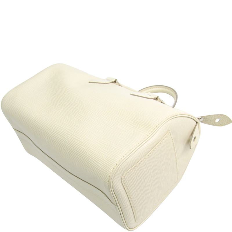 

Louis Vuitton Ivory Epi Leather Speedy 25 Bag, Cream