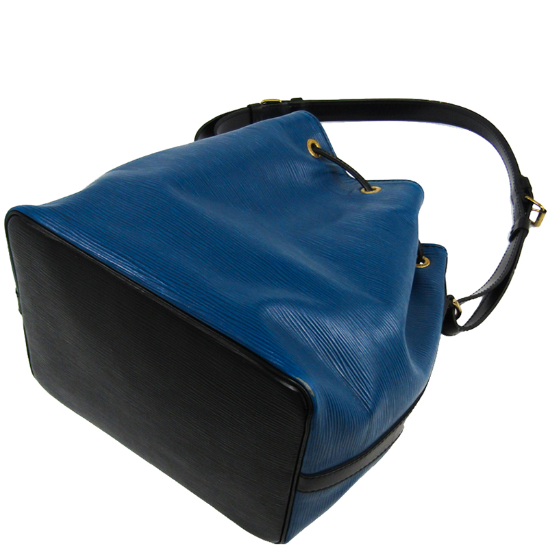 

Louis Vuitton Bi Color Epi Leather Petit Noe Bag, Blue