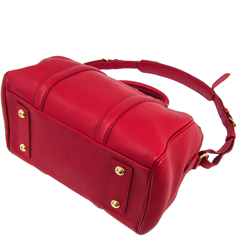 

Louis Vuitton Cerise Leather Sophia Coppola SC PM Bag, Red