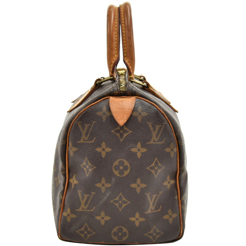 

Louis Vuitton Monogram Canvas Speedy 25 Bag, Brown