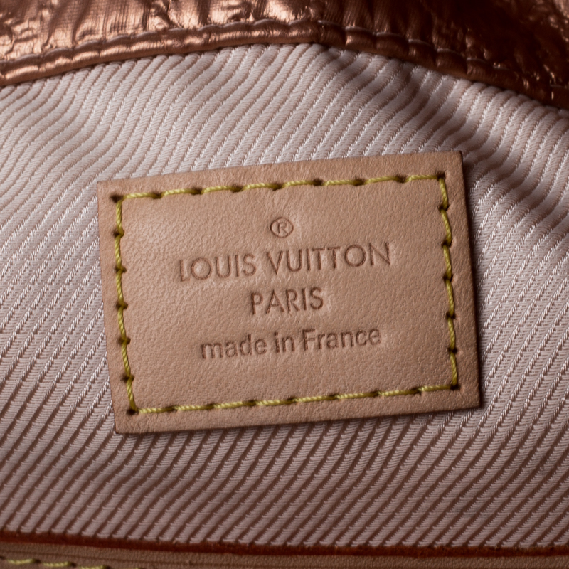 Louis Vuitton Metallic Brown Monogram Fabric Limelight Clutch Louis Vuitton  | The Luxury Closet