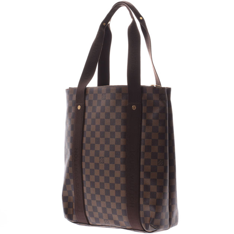 

Louis Vuitton Damier Ebene Canvas Beaubourg Tote, Brown