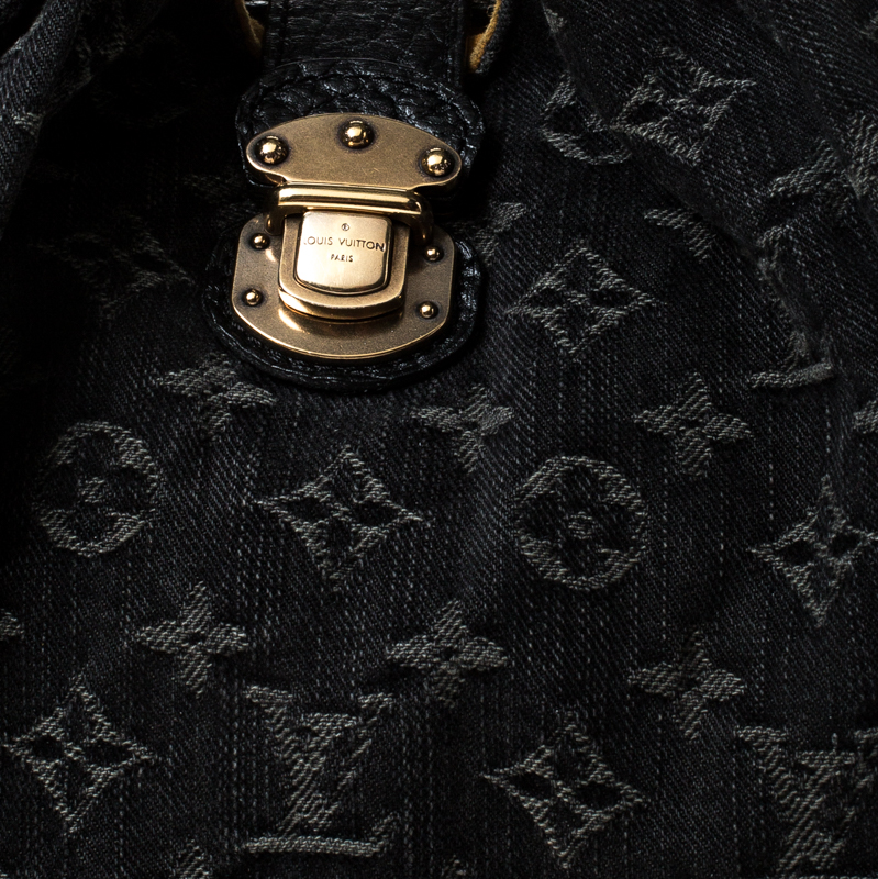Louis Vuitton Monogram Denim XL Hobo - Black Hobos, Handbags - LOU128181