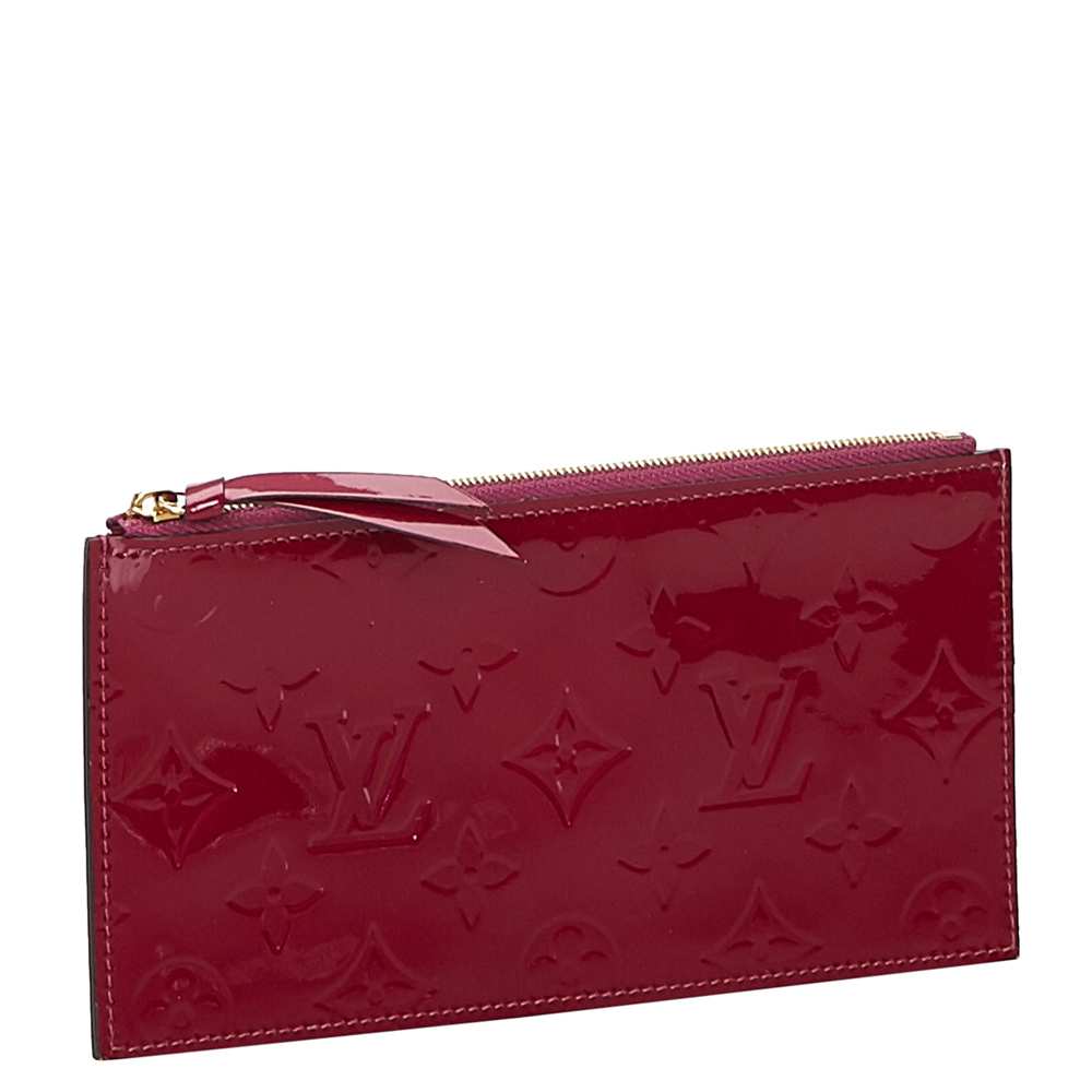 

Louis Vuitton Pink Vernis Josephine Wallet