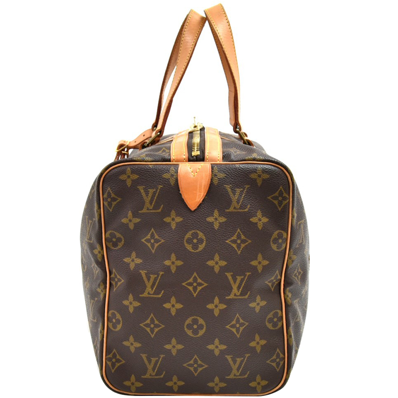 

Louis Vuitton Monogram Canvas Sac Souple 35 Bag, Brown