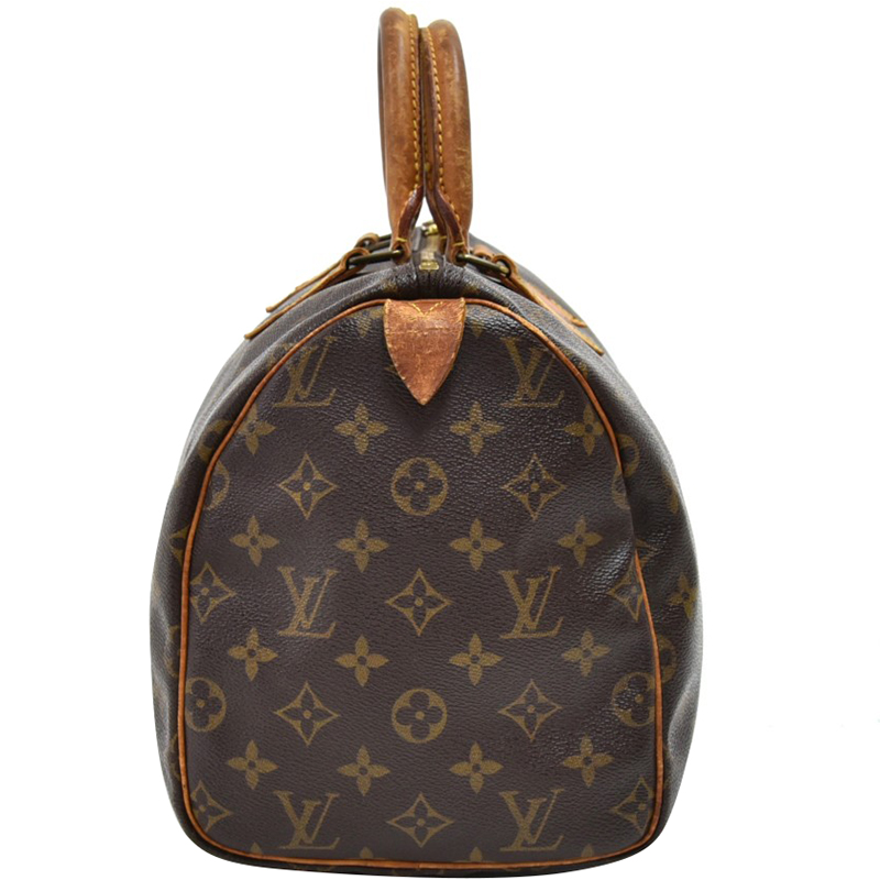 

Louis Vuitton Monogram Canvas Speedy 30 Bag, Brown