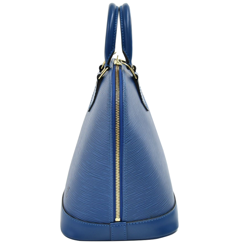 

Louis Vuitton Toledo Blue Epi Leather Alma PM Bag