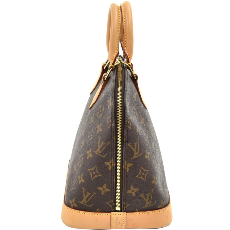 

Louis Vuitton Monogram Canvas Alma PM Bag, Brown