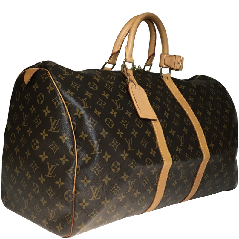 

Louis Vuitton Monogram Canvas Keepall 55 Bag, Brown
