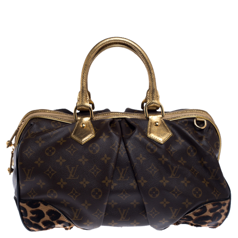 Louis Vuitton Monogram Canvas and Leopard Calfhair Limited Edition Stephen  Sprou