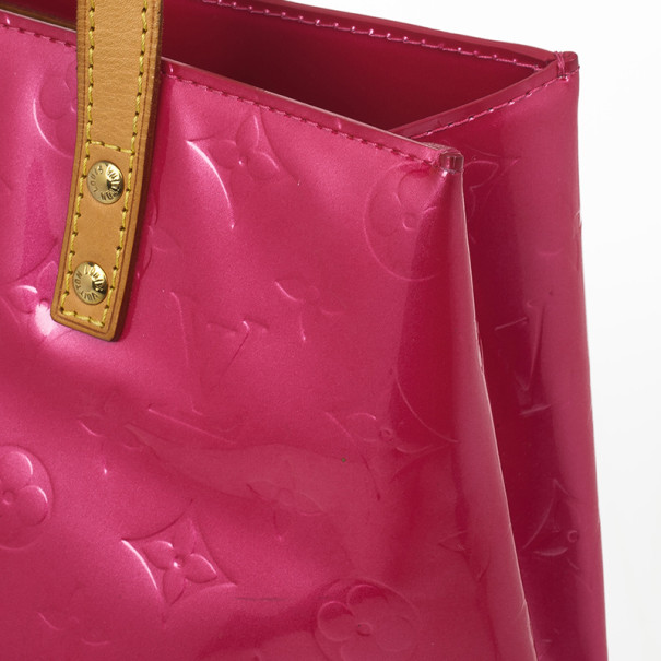 Louis Vuitton XL Red Monogram Vernis Reade GM Tote Bag Leather ref.587691 -  Joli Closet