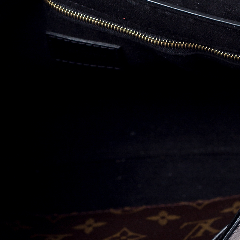 高仿Louis Vuitton M43125 One Handle 翻蓋手袋手提包帆布老花黑尺寸： 25x19x10cm 