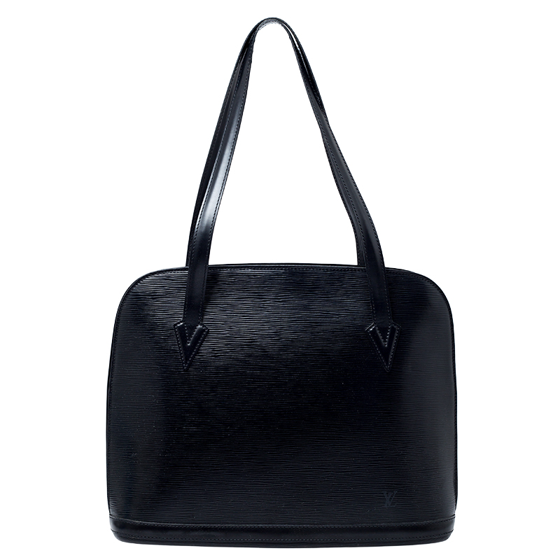 مملوكة مسبقًا حقيبة لوي فيتون لوساك جلد أيبي سوداء