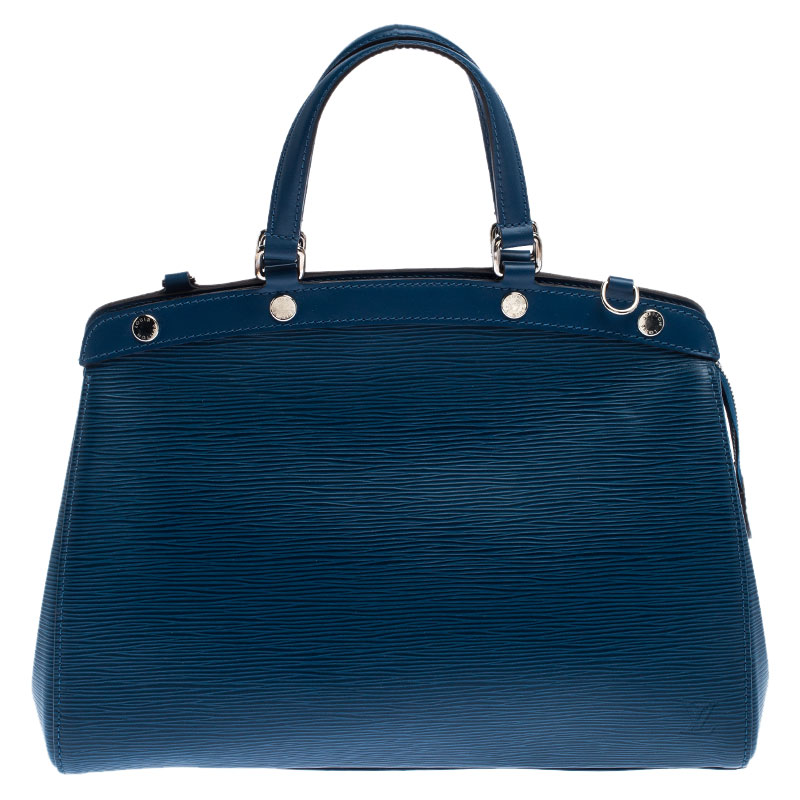 Pre Owned Louis Vuitton Saphir Epi Leather Brea MM Bag