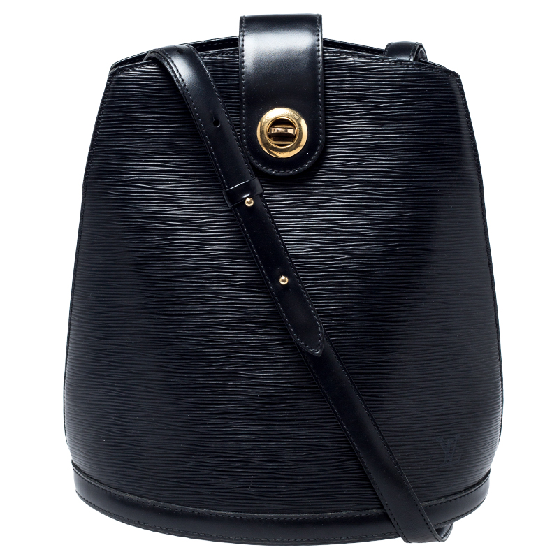 مملوكة مسبقًا حقيبة لوي فيتون كلوني جلد إيبي سوداء