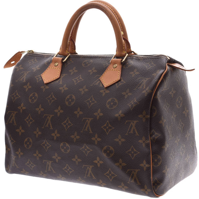 

Louis Vuitton Monogram Canvas Speedy 30 Bag, Brown