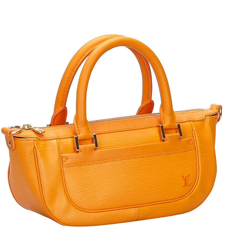 

Louis Vuitton Orange Epi Leather Dhanura PM Bag