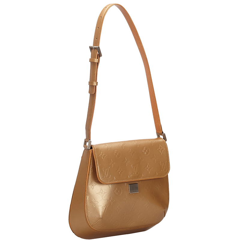 

Louis Vuitton Gold Monogram Vernis Webster Street Bag