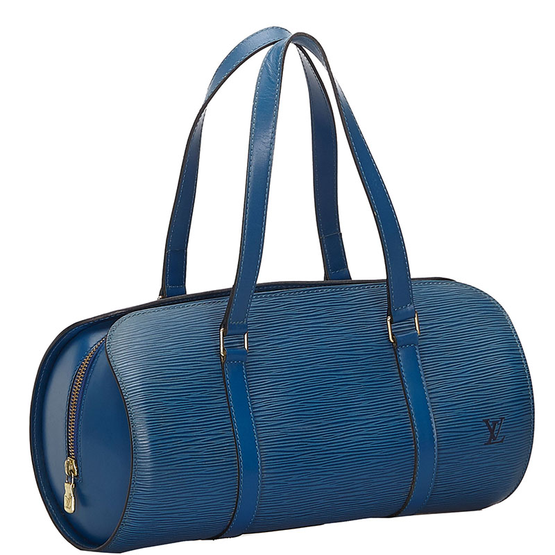 

Louis Vuitton Blue Epi Leather Soufflot Bag