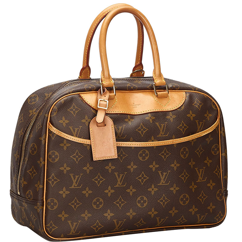 

Louis Vuitton Monogram Canvas Deauville Bag, Brown