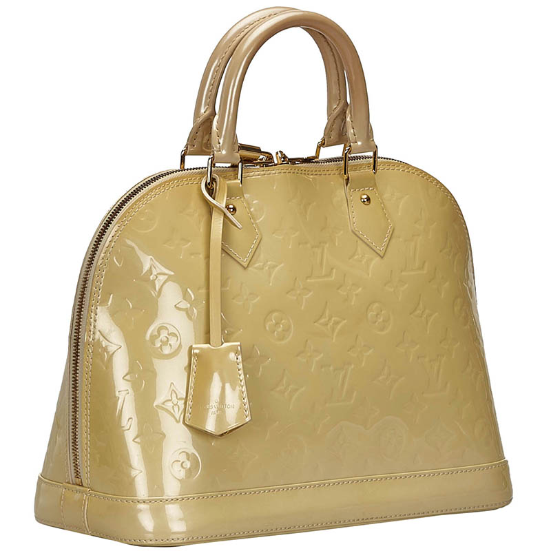

Louis Vuitton Brown Monogram Vernis Alma PM