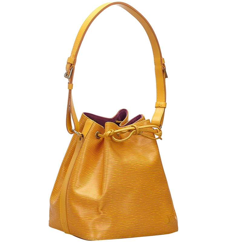 

Louis Vuitton Yellow Epi Leather Petit Noe Bag