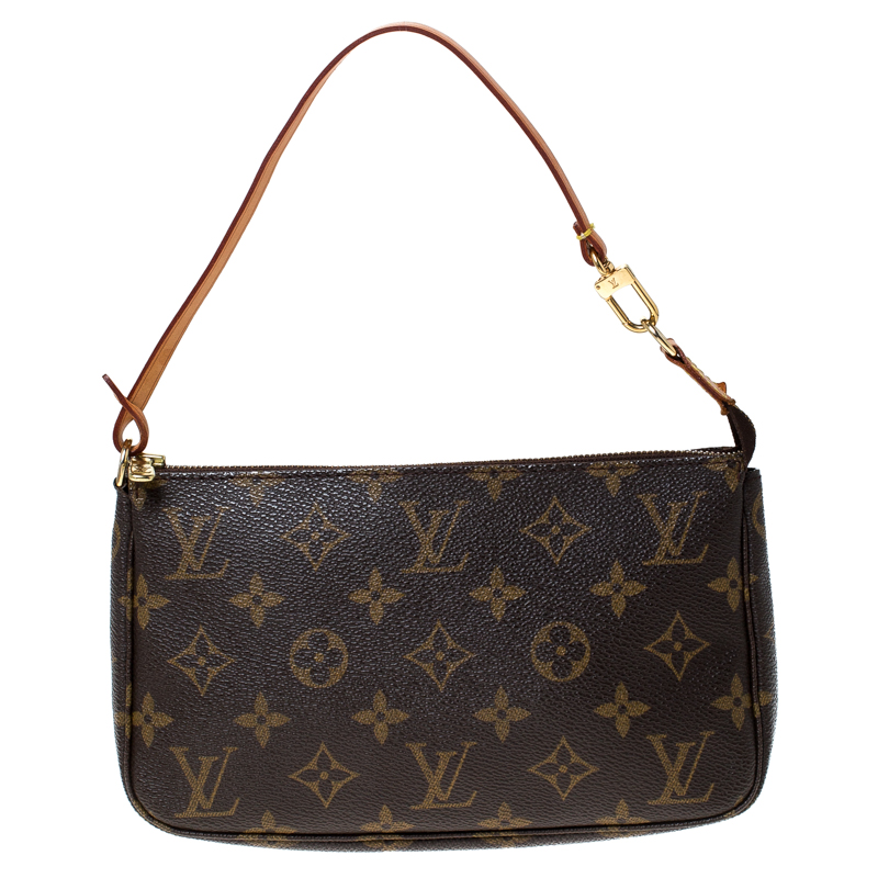 Pre Owned Louis Vuitton Monogram Canvas Pochette Accessories